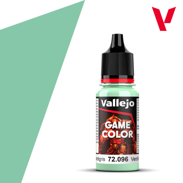 VALLEJO Game Color Verdigris 72.096 18ml Dropper Bottle