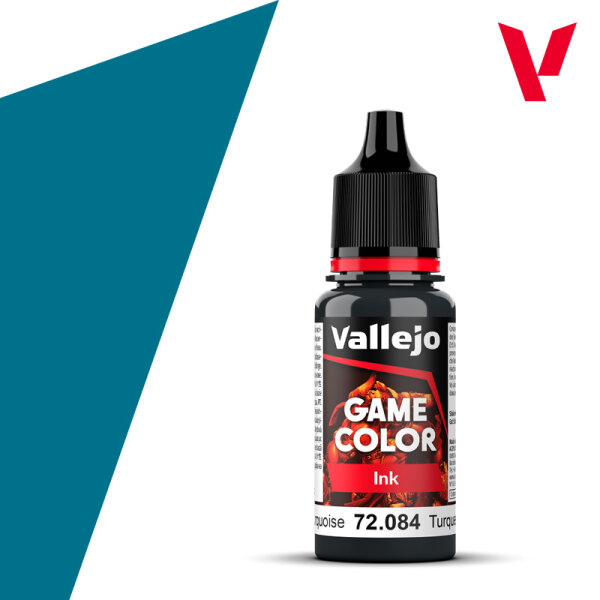 VALLEJO Game Color Dark Turquoise 72.084 18ml Dropper Bottle