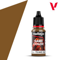 VALLEJO Game Color Beasty Brown 72.043 18ml Dropper Bottle