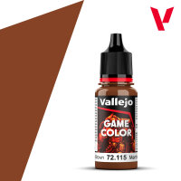 VALLEJO Game Color Grunge Brown 72.115 18ml Dropper Bottle