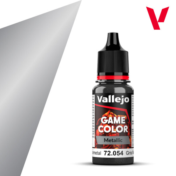 VALLEJO Game Color Dark Gunmetal 72.054 18ml Dropper Bottle