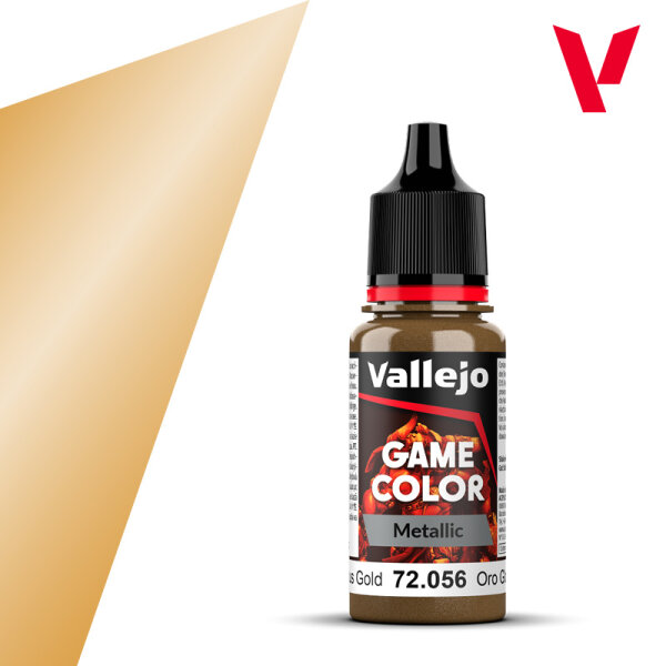 VALLEJO Game Color Glorious Gold 72.056 18ml Dropper Bottle