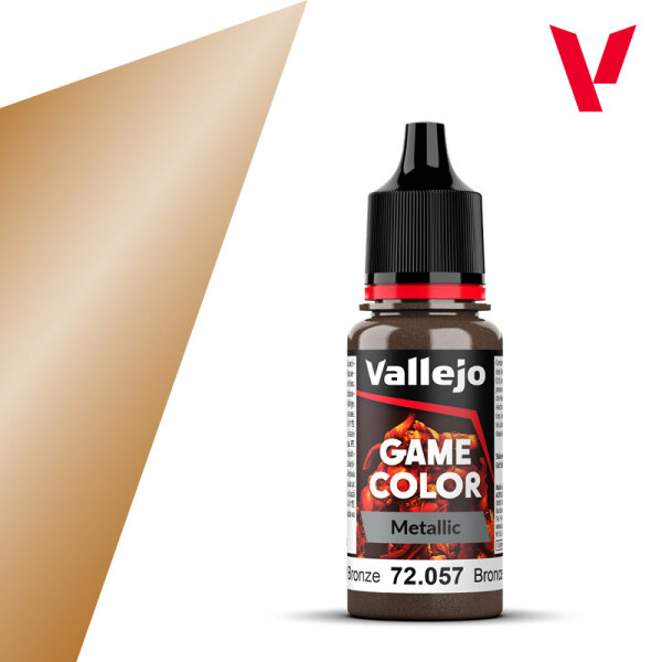 VALLEJO Game Color Bright Bronze 72.057 18ml Dropper Bottle