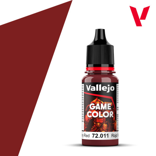 VALLEJO Game Color Gory Red 72.011 18ml Dropper Bottle