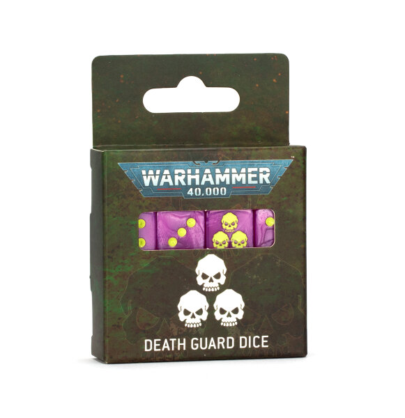 Warhammer 40K Würfel der Death Guard