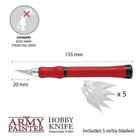 The Army Painter - Modellbaumesser Bastelmesse mit 5 Klingen
