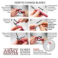 The Army Painter - Modellbaumesser Bastelmesse mit 5 Klingen