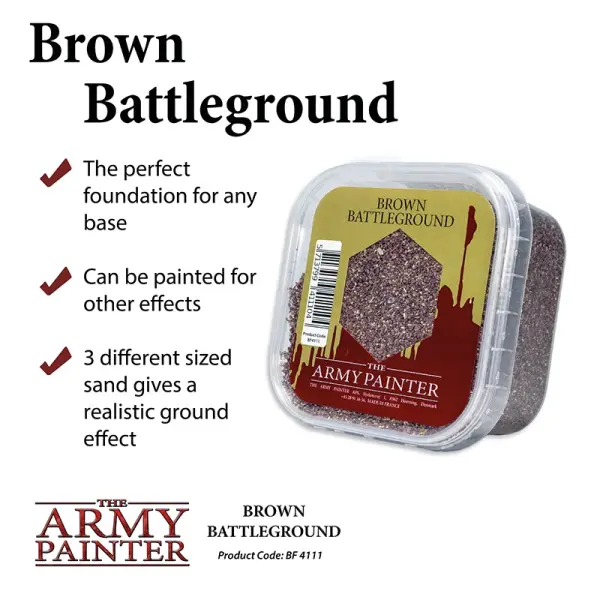 The Army Painter - Brown Battleground Streusand für Base- und Landschaftsgestaltung