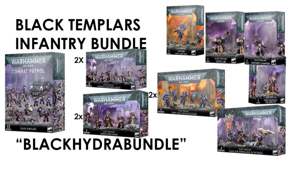 Warhammer 40K Blackhydra Bundle Infantry Bundle Black Templars