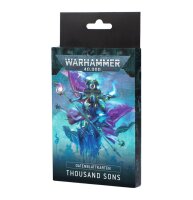 Warhammer 40K Datenblattkarten: Thousand Sons DEUTSCH