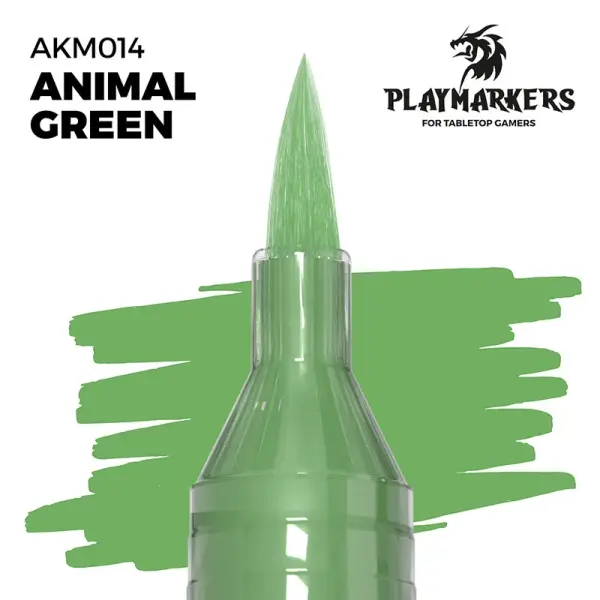 AK Interactive - PLAYMARKER - Animal Green Acrylstift für Miniatur und Modellbaumalerei