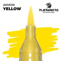 AK Interactive - PLAYMARKER - Yellow Acrylstift für Miniatur und Modellbaumalerei
