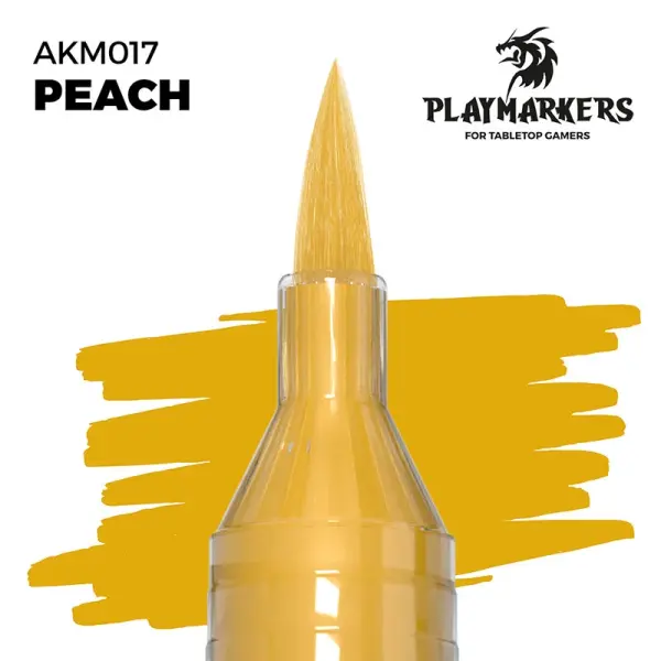 AK Interactive - PLAYMARKER - Peach Acrylstift für Miniatur und Modellbaumalerei