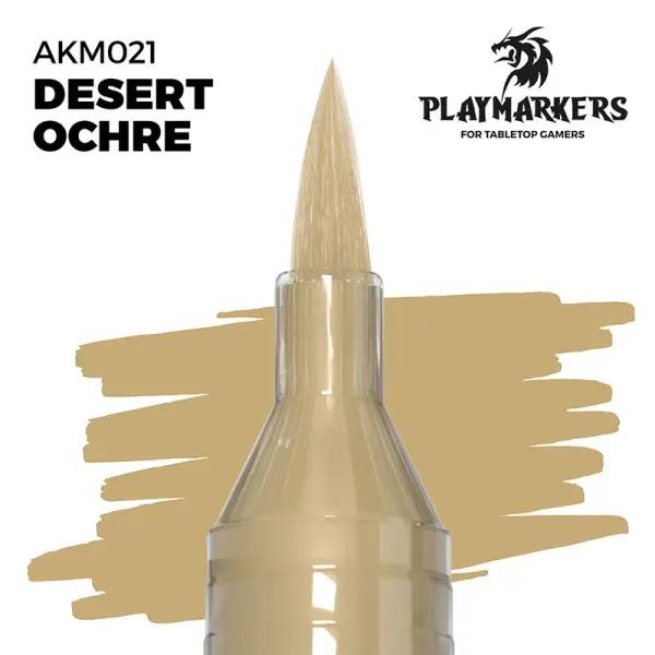 AK Interactive - PLAYMARKER - Desert Ochre Acrylstift für Miniatur und Modellbaumalerei