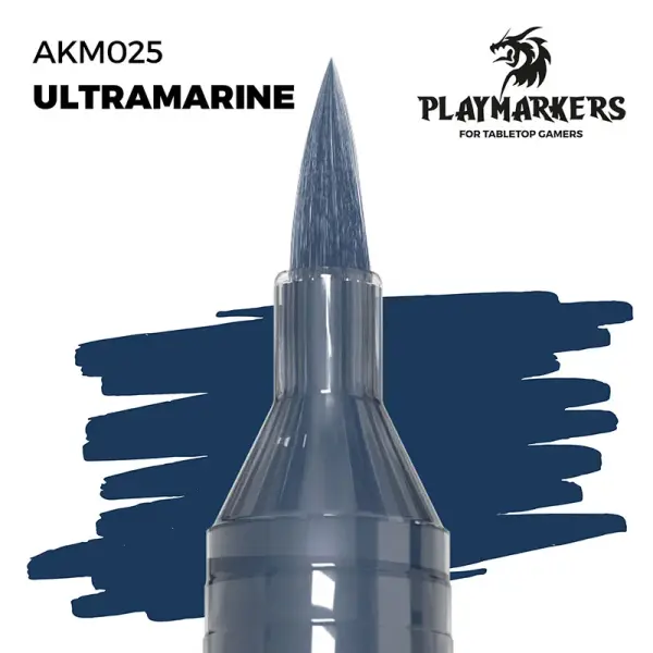 AK Interactive - PLAYMARKER - Ultramarine Acrylstift für Miniatur und Modellbaumalerei