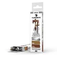 AK Interactive - PLAYMARKER SET - PLAYMARKERS SET - TOOLS & WEAPONS Acrylstift für Miniatur und Modellbaumalerei