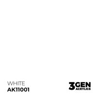 AK Interactive - 3GEN Acryl WHITE – INTENSE AK11001
