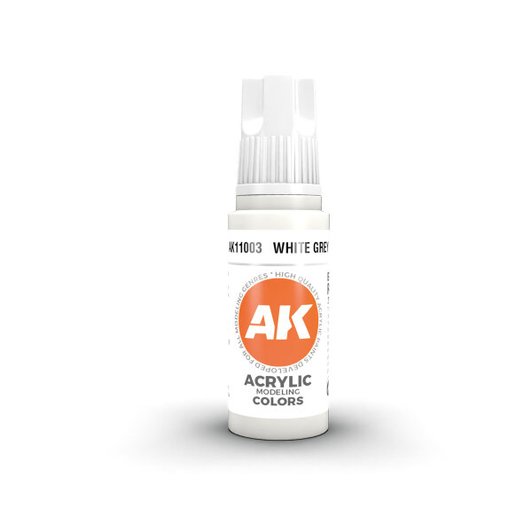 AK Interactive - 3GEN Acryl WHITE GREY – STANDARD AK11003