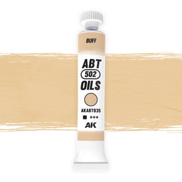 AK Interactive - ABT 502 Ölfarbe Buff Staub Sandfarben AKABT035