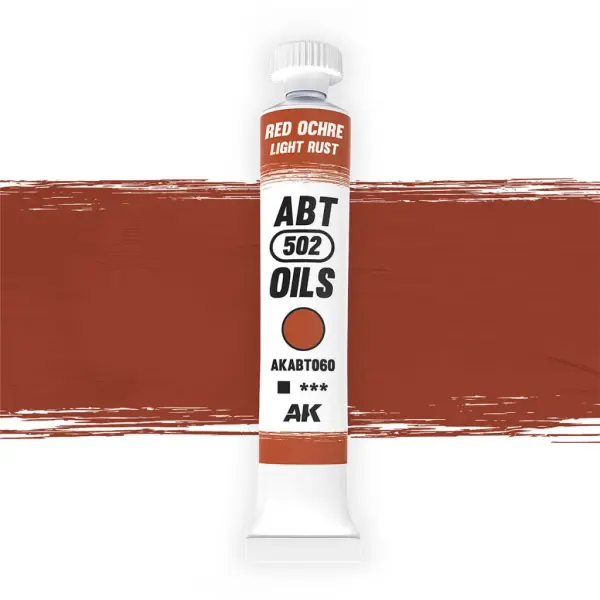 AK Interactive - ABT 502 Ölfarbe Red Ochre Light Rust Rotes Ocker heller Rost AKABT060