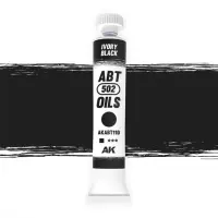 AK Interactive - ABT 502 Ölfarbe Black Ivory...