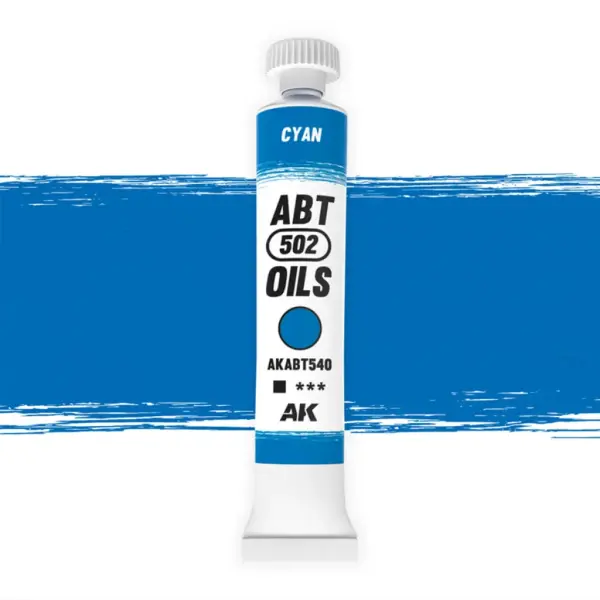 AK Interactive - ABT 502 Ölfarbe Cyan AKABT540