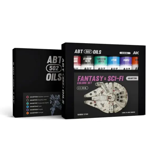 AK Interactive - ABT 502 Ölfarbset AKABT310 Sci-Fi & Fantsay Farbset