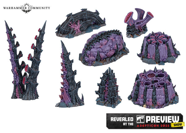 Warhammer 40K Kill Team Gelände mit Dossier aus der Box Typhon ENGLISCH