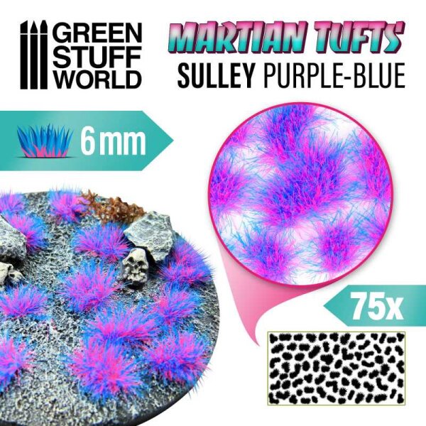 GreenStuffWorld Marsgrasbüschel - SULLEY PURPLE-BLUE