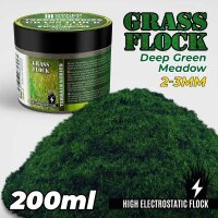 GreenStuffWorld Grasfasern 2-3mm - DEEP GREEN MEADOW 200 ml