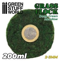 GreenStuffWorld Grasfasern 2-3mm - DEEP GREEN MEADOW 200 ml