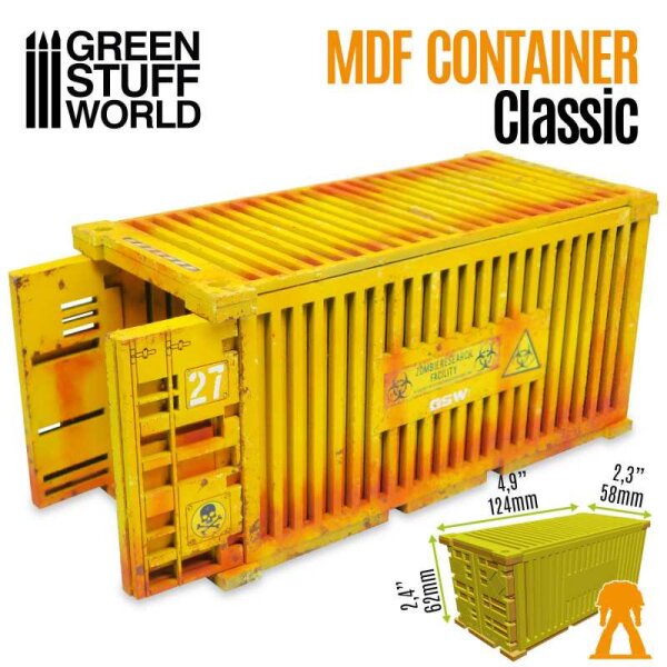 GreenStuffWorld MDF Container Tabletop Gelände