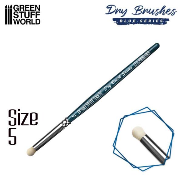 GreenStuffWorld BLUE SERIES Drybrush/Trockenbürst-Pinsel Größe 5