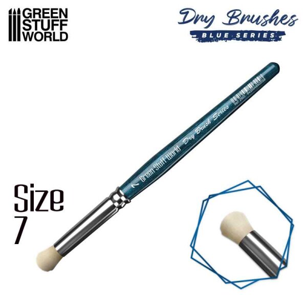 GreenStuffWorld BLUE SERIES Drybrush/Trockenbürst-Pinsel Größe 7