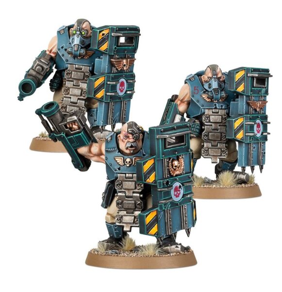 Warhammer 40K Bullgryns der imperialen Armee