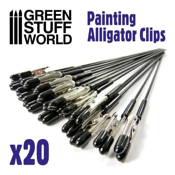 GreenStuffWorld Airbrush Krokoldilklemmen Halterung